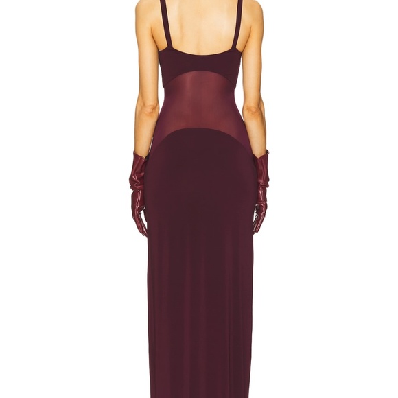 Helsa Sheer Knit Curve Maxi Dress - Picture 2 of 13